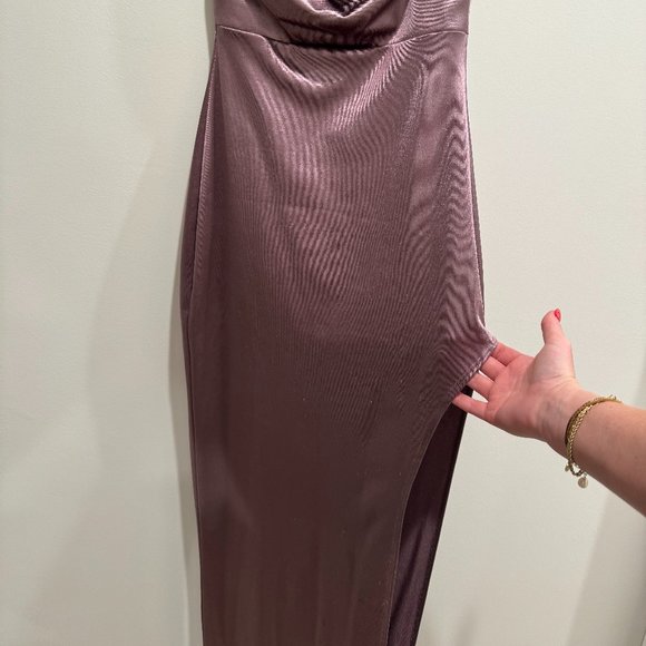 Windsor Purple High Slit Dress - Picture 3 of 8